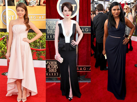 Sarah Hyland, Michelle Dockery, Mindy Kaling, SAG Awards Sarah Hyland, Michelle Dockery, Mindy Kaling, SAG Awards